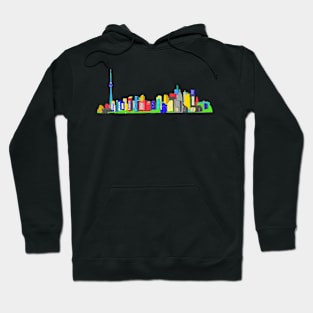 Toronto skyline Hoodie